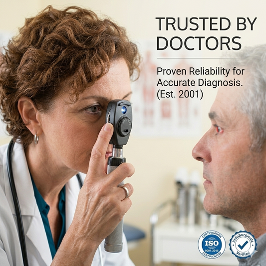 Direct Ophthalmoscope for Eye Examination