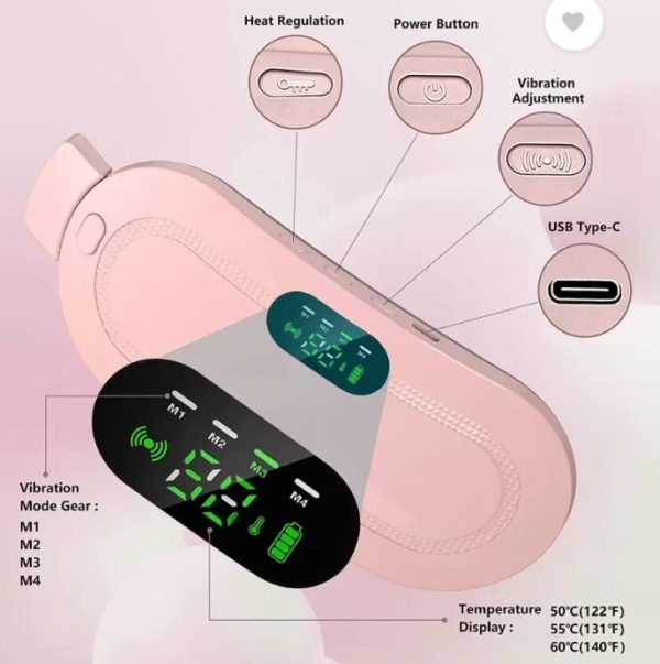 Women Period Pain Cramp Relief Belt