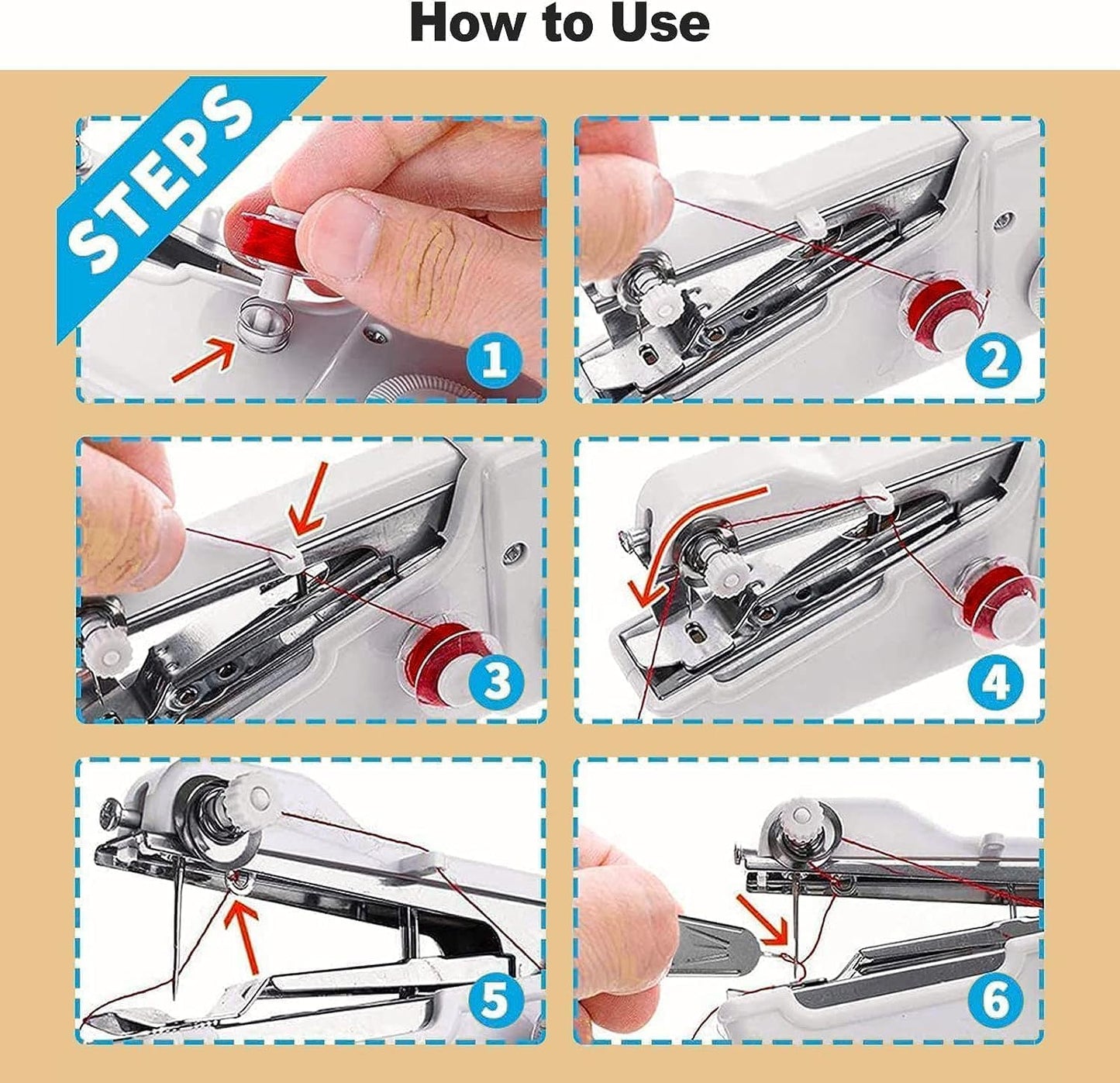Portable Handheld Mini Sewing Machine