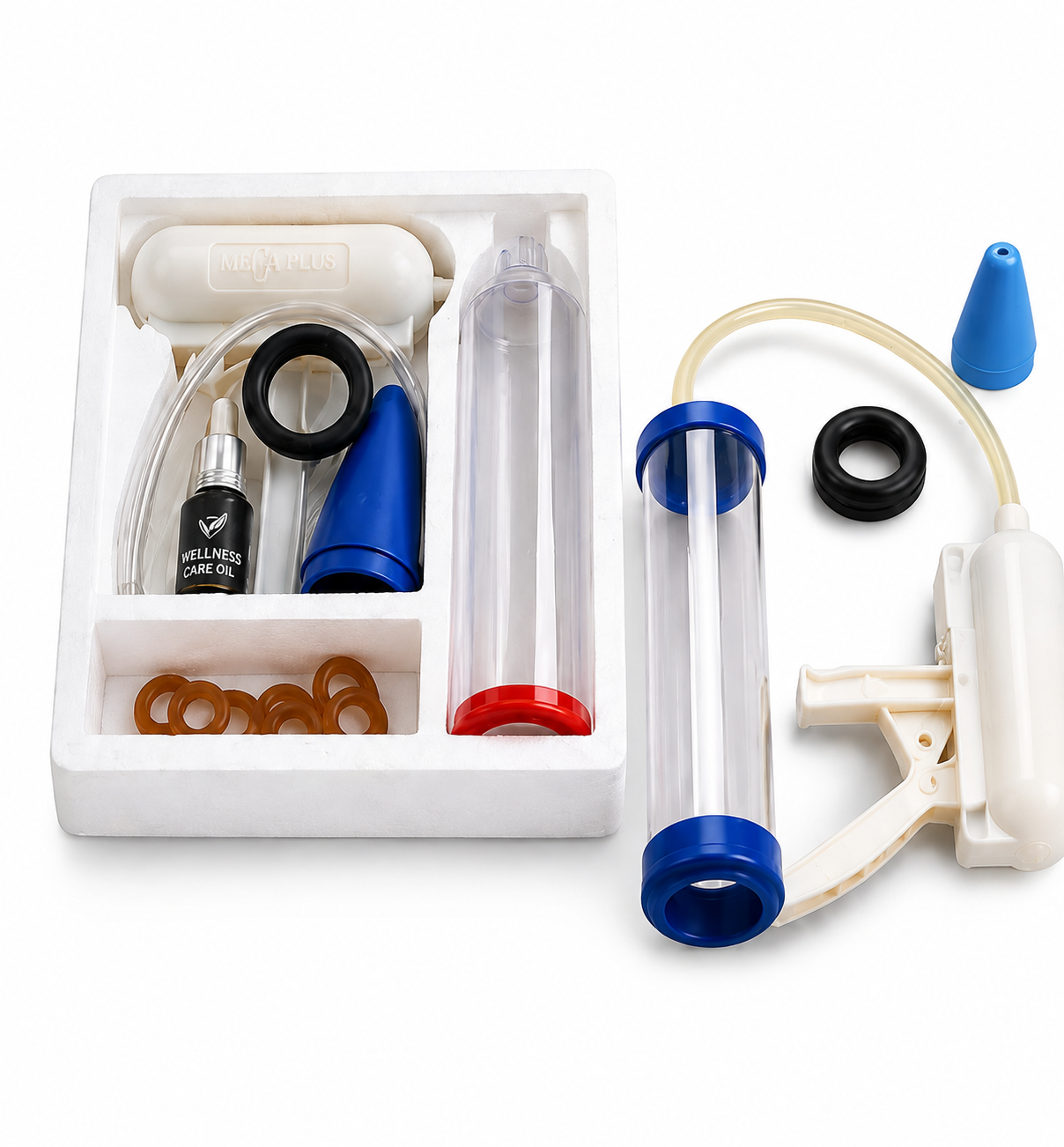 Premium Men’s Vacuum Wellness Pump + Herba Tiger Oil